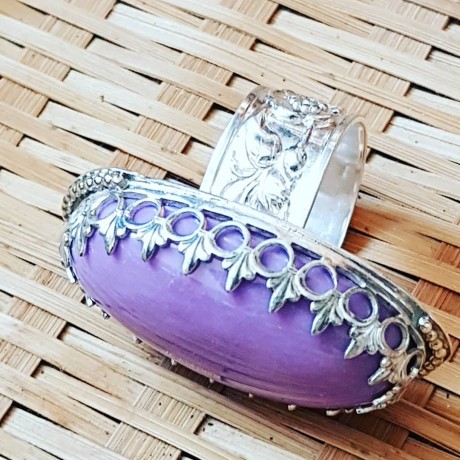 Sterling Silver ring with natural phosphosiderite stone Candy Royals, Bijuterii de argint lucrate manual, handmade