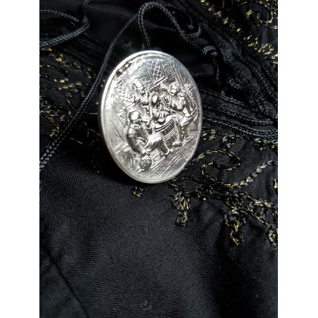 Large Sterling Silver ring Vivaciousness , Bijuterii de argint lucrate manual, handmade