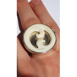 Sterling silver ring Summer Waves