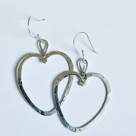 Sterling silver earrings Summer Shapes, Bijuterii de argint lucrate manual, handmade