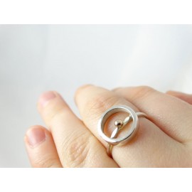 Sterling silver engagement ring LoveCircle