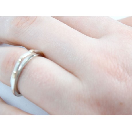 Sterling silver engagement ring Climax, Bijuterii de argint lucrate manual, handmade