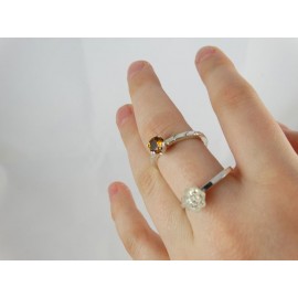 Sterling silver engagement ring SilverHub