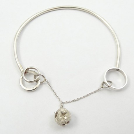 Sterling silver bracelet LoveRub, Bijuterii de argint lucrate manual, handmade