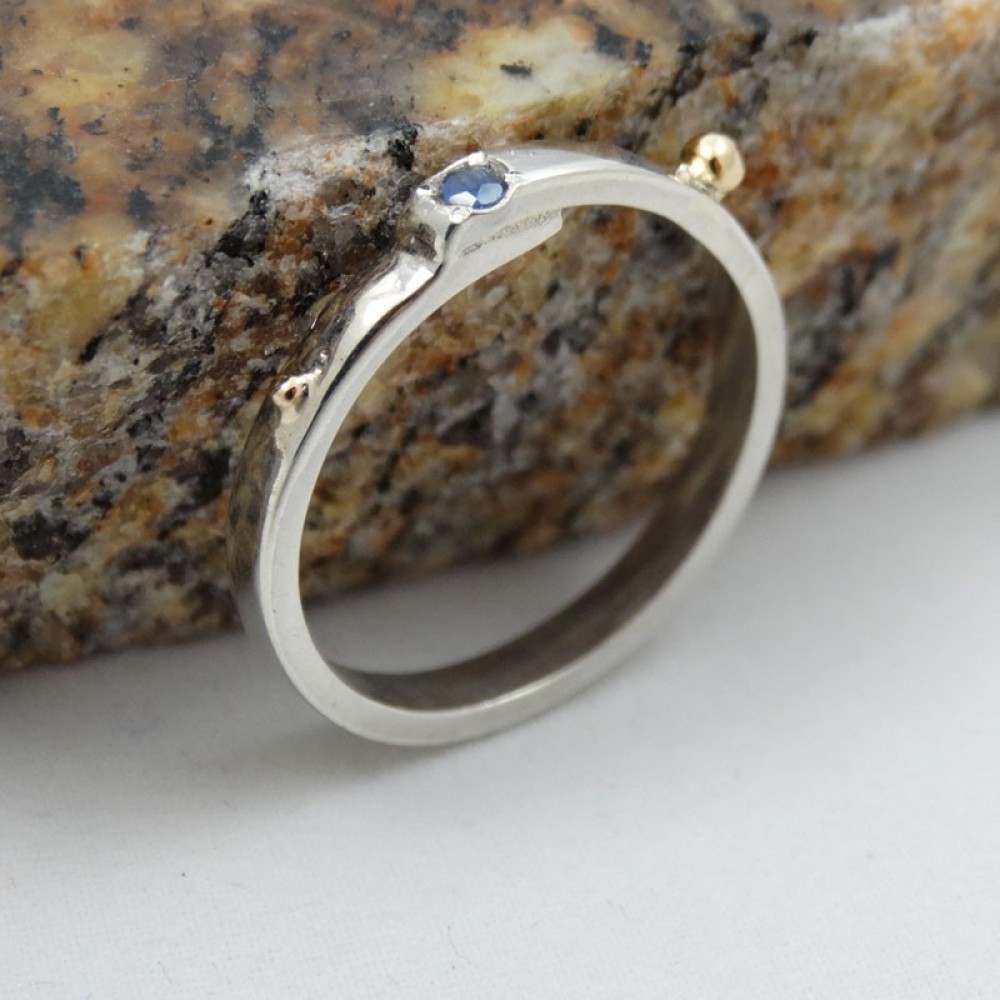 Sterling silver engagement ring Love Infusion