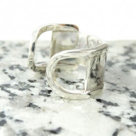 Sterling silver ring Geometricata