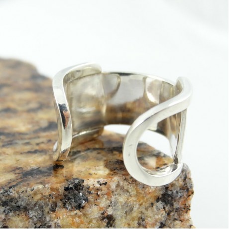 Sterling silver ring Geometricata, Bijuterii de argint lucrate manual, handmade