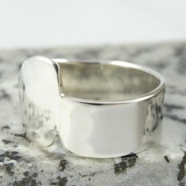 Sterling silver ring Iregularium