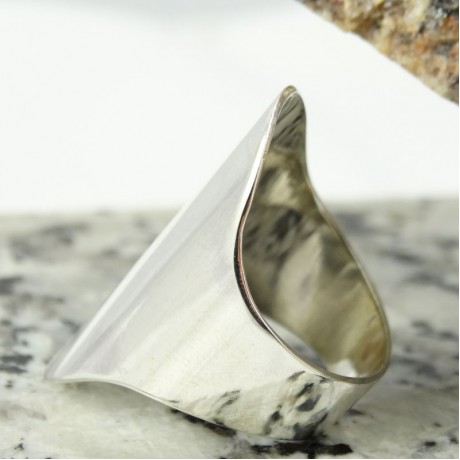 Sterling silver ring Connivance, Bijuterii de argint lucrate manual, handmade