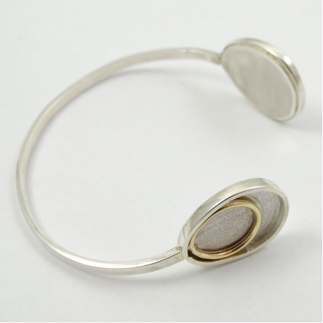 Sterling silver bracelet Velvet Nights, Bijuterii de argint lucrate manual, handmade