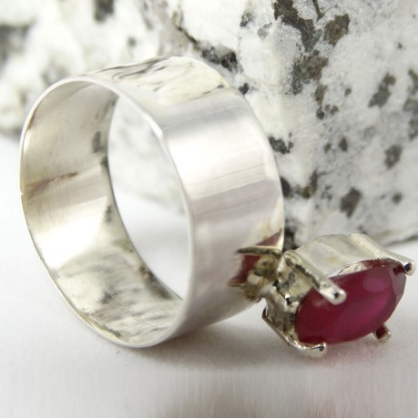 Sterling silver engagement ring Room for Love, Bijuterii de argint lucrate manual, handmade