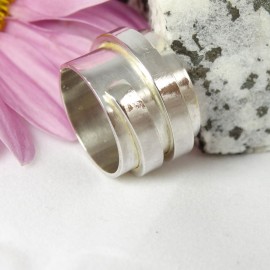Sterling silver ring Vortex, Bijuterii de argint lucrate manual, handmade