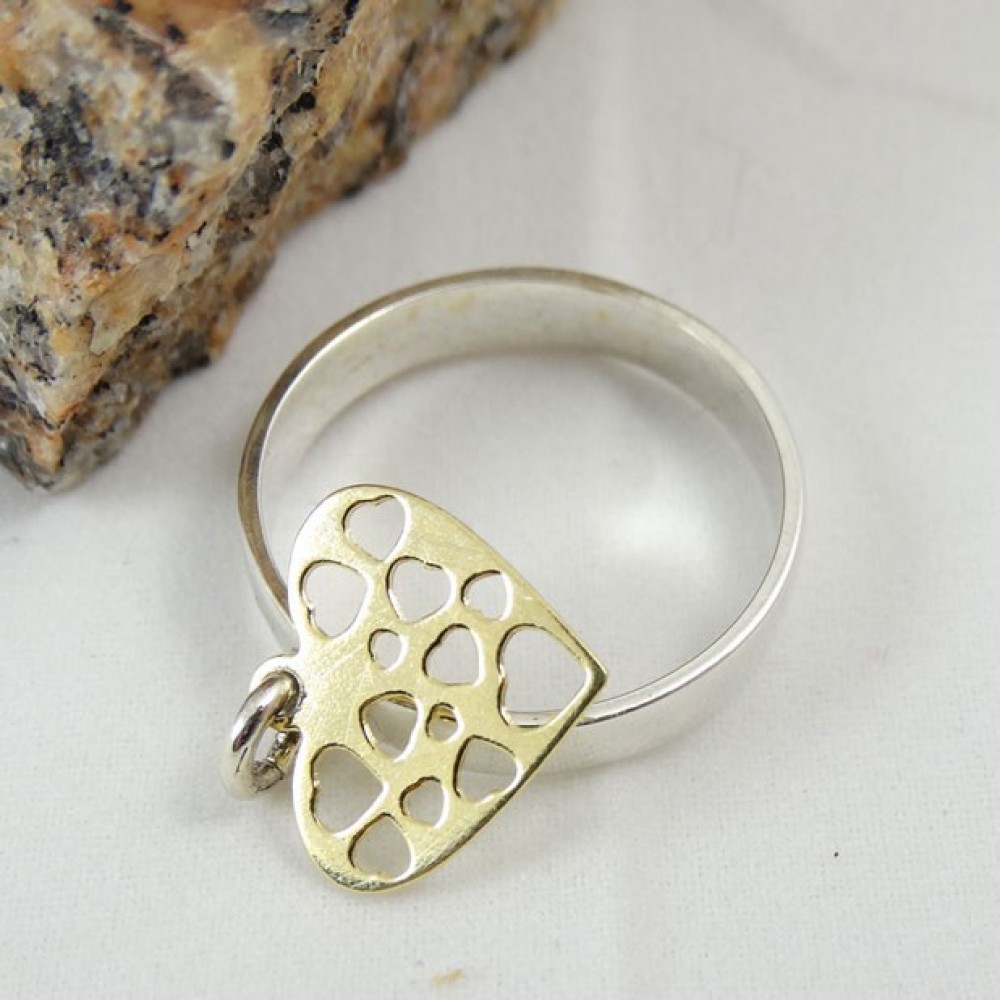 Sterling silver ring Tickles
