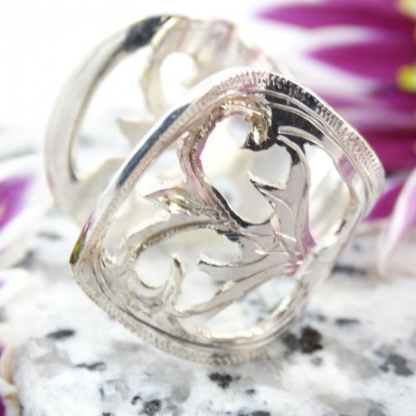 Sterling silver ring Serena, Bijuterii de argint lucrate manual, handmade