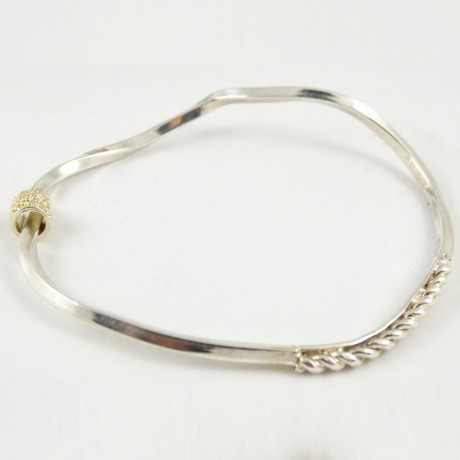 Sterling silver bracelet Enchantress, Bijuterii de argint lucrate manual, handmade