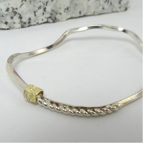 Sterling silver bracelet Enchantress, Bijuterii de argint lucrate manual, handmade