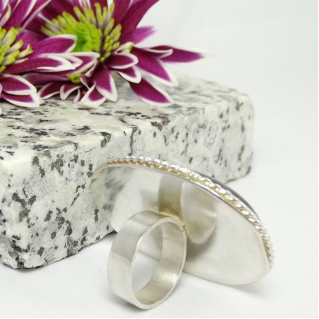  Large Sterling silver ring Love Alloy, Bijuterii de argint lucrate manual, handmade