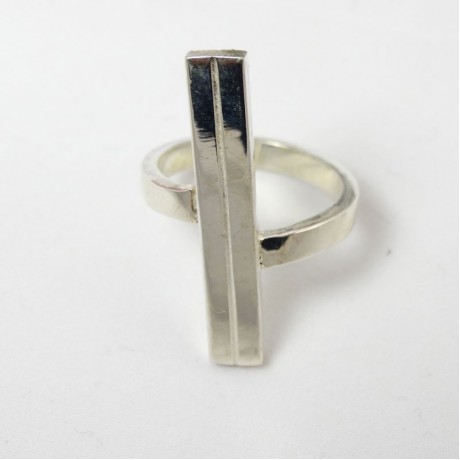 Sterling silver ring Sigillarium, Bijuterii de argint lucrate manual, handmade