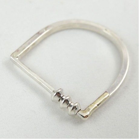 Sterling silver ring Brisk Tempo, Bijuterii de argint lucrate manual, handmade