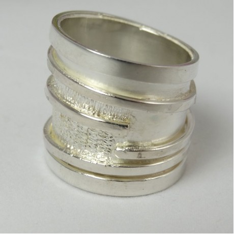 Sterling silver ring Invictus, Bijuterii de argint lucrate manual, handmade