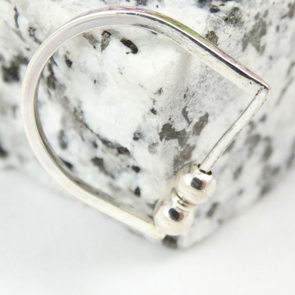 Sterling silver ring Solitarium