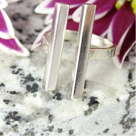 Sterling silver ring Andante, Bijuterii de argint lucrate manual, handmade