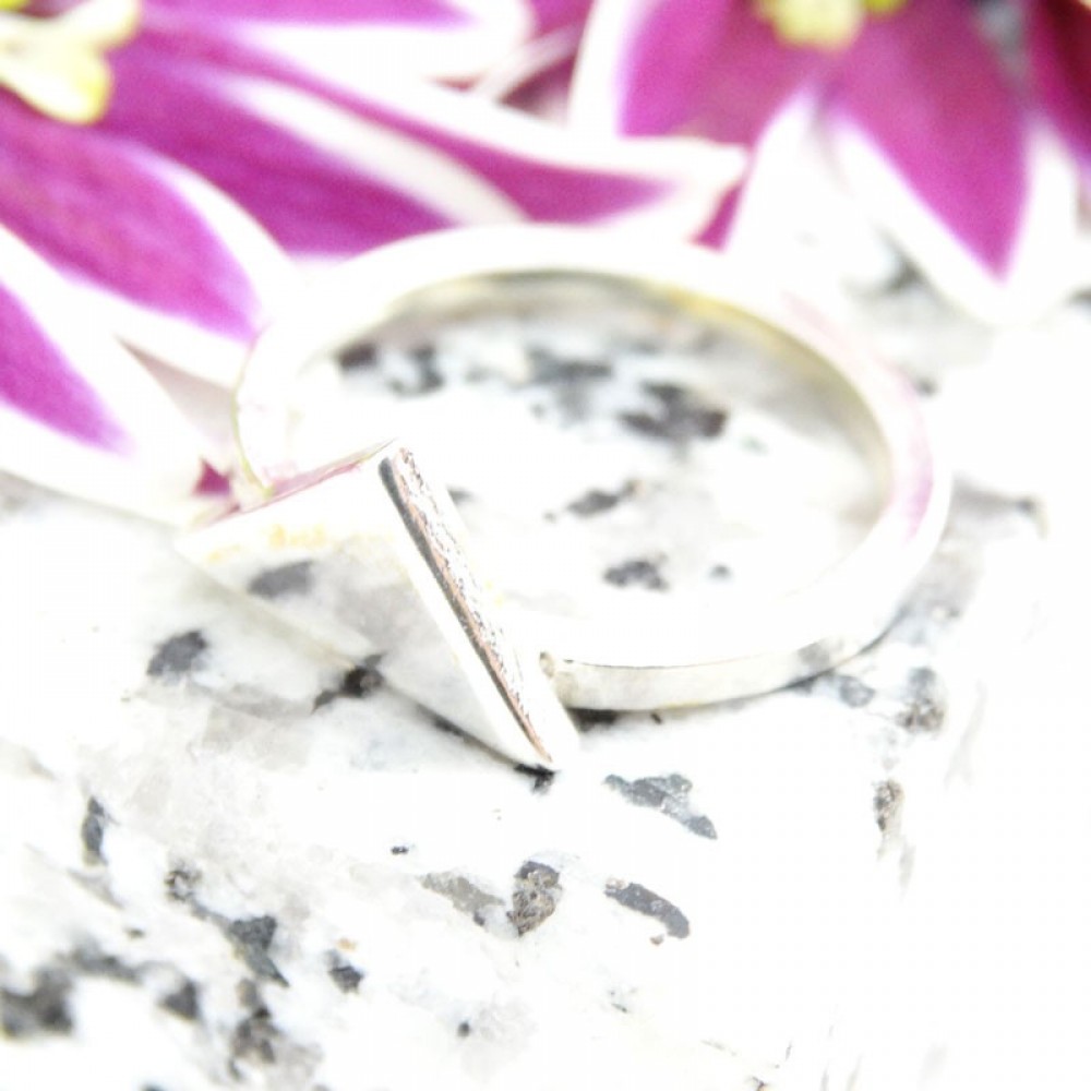 Sterling silver ring Tria