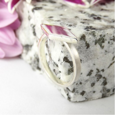 Sterling silver ring Diam, Bijuterii de argint lucrate manual, handmade