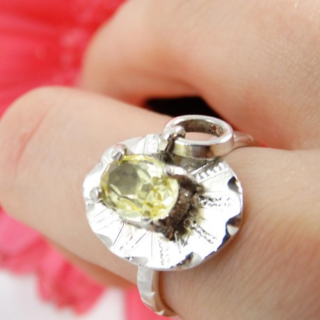 Sterling silver ring Love Babe, Bijuterii de argint lucrate manual, handmade