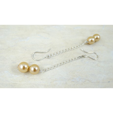 Sterling silver earrings Little Pearls